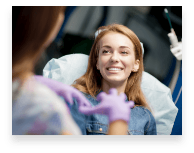 patient smiling in Albuquerque